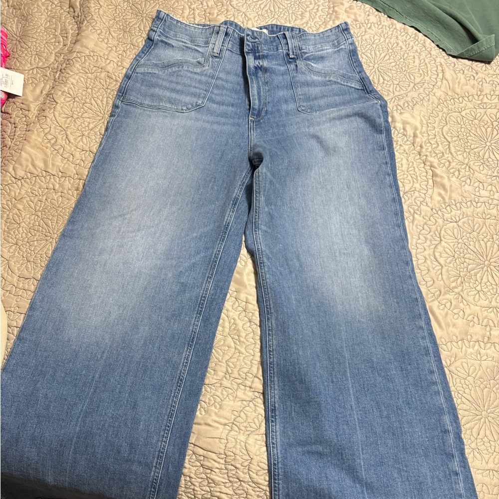 PAIGE Anessa High Rise Wide Leg Jeans